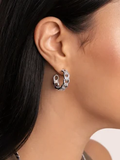 Pendientes Chunky Eslabón Acero