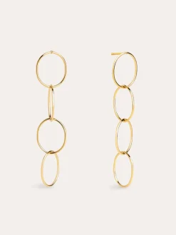 Pendientes Circles & Circles Baño Oro