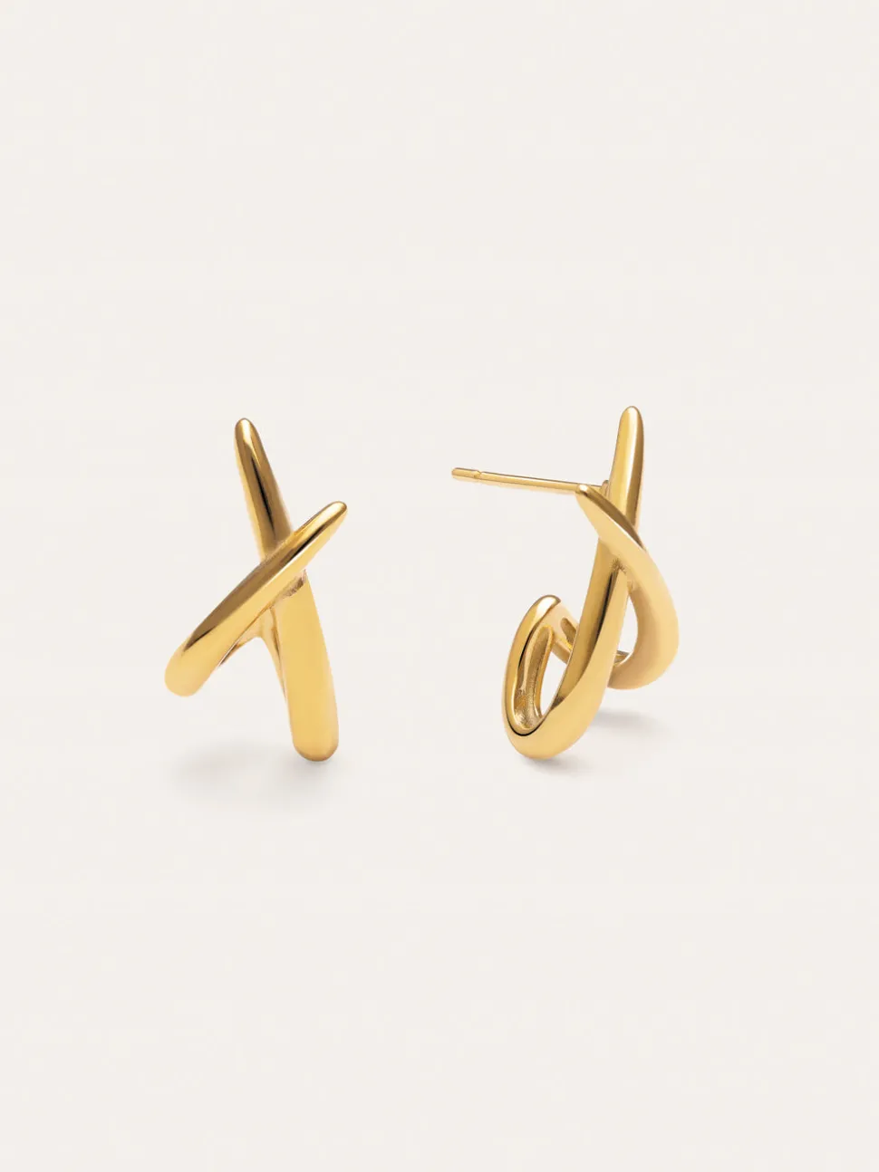 Pendientes Emma Acero Baño Oro