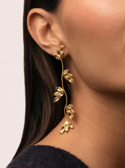 Pendientes Florenda Acero Baño Oro