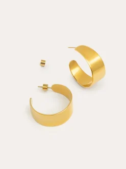 Pendientes Giorgia Acero Baño Oro