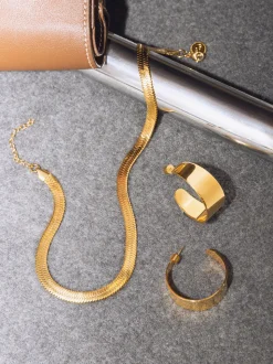 Pendientes Giorgia Acero Baño Oro