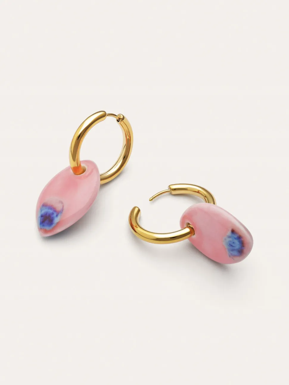 Pendientes Mayari Acero Baño Oro