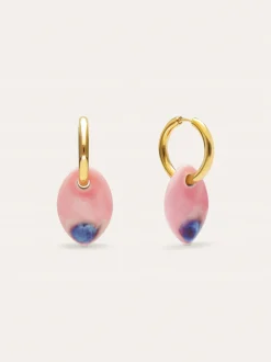 Pendientes Mayari Acero Baño Oro