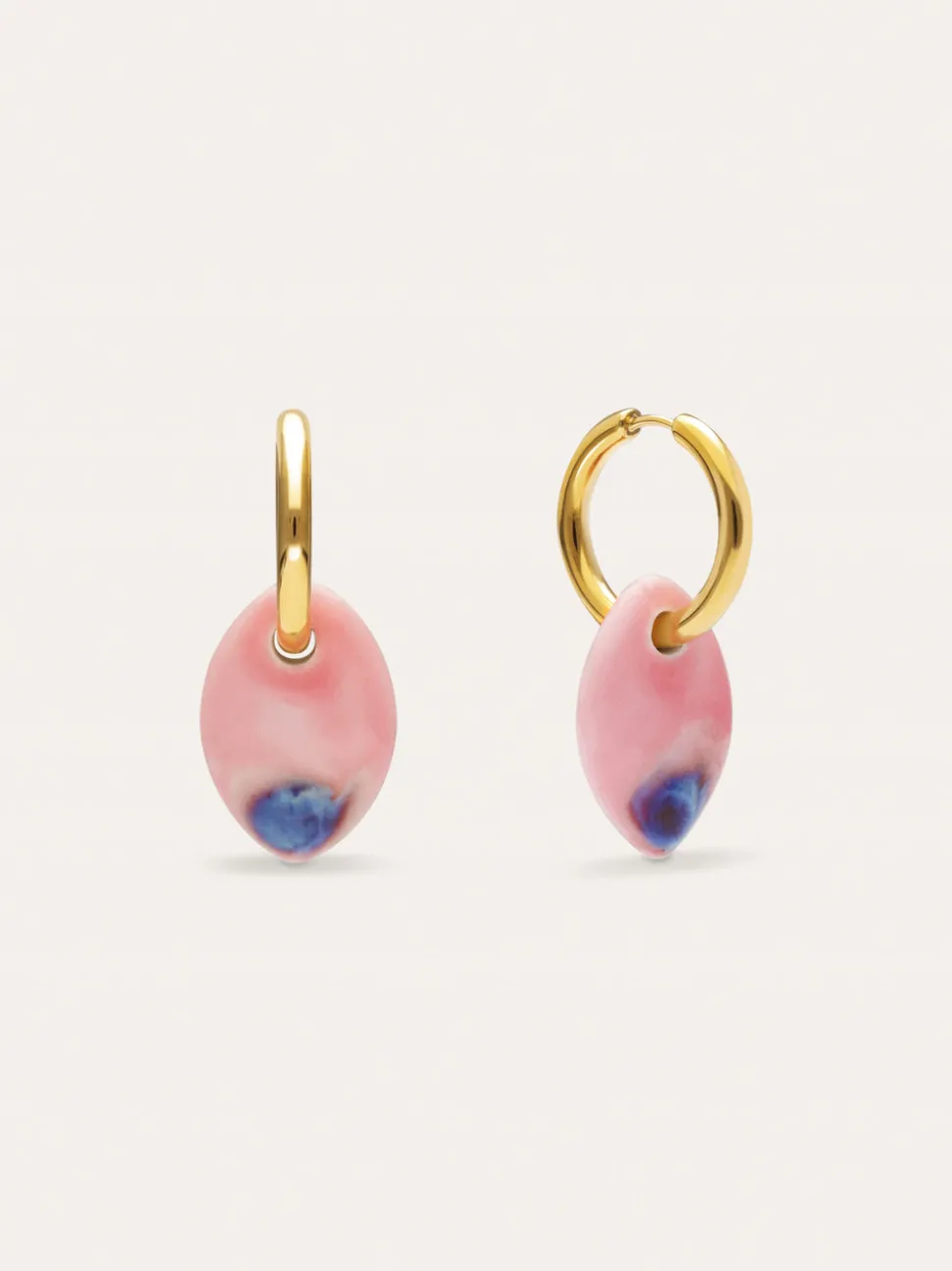 Pendientes Mayari Acero Baño Oro