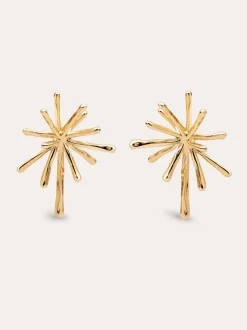 Pendientes Nova Acero Baño Oro