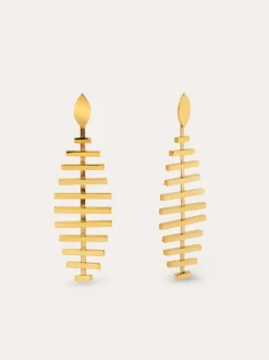 Pendientes Pacific Acero Baño Oro