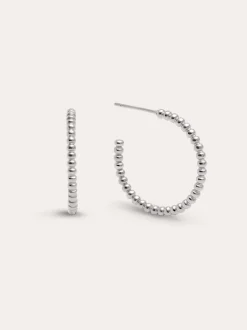 Pendientes Pebble Dots M Acero