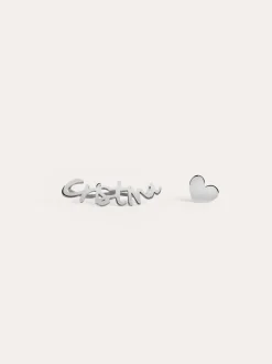 Pendientes Personalizados Sue & Stud Plata