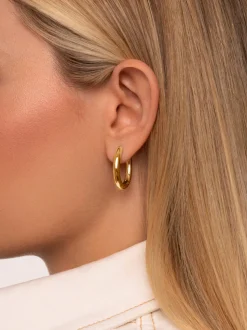 Pendientes Samba Acero Baño Oro