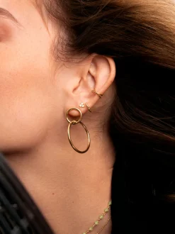 Pendientes Sister Acero Baño Oro