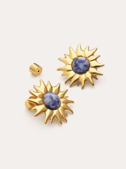 Pendientes Sole Catalina Acero Baño Oro