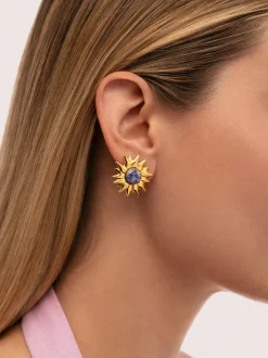 Pendientes Sole Catalina Acero Baño Oro