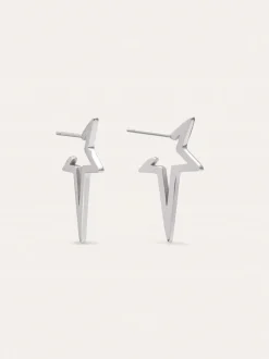 Pendientes Star Punk Acero