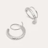 Pendientes Swirl Acero