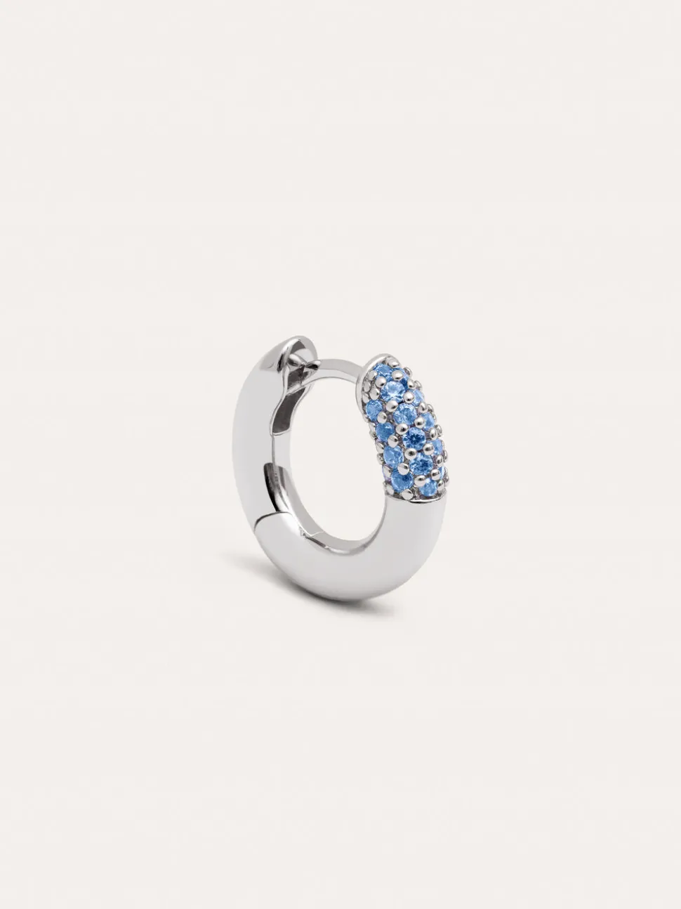 Pendiente Suelto Aro Alma Blue