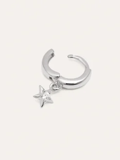 Pendiente Suelto Aro Dance Star
