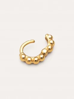 Pendiente Suelto Pebbles XS Acero Baño Oro