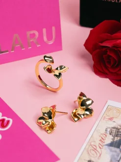 Pendientes Zinnia Baño Oro