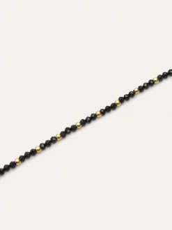 Pulsera Black Noite Acero Baño Oro