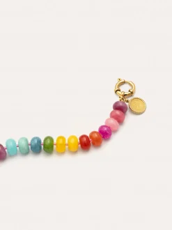 Pulsera Bloom Stones Acero Baño Oro