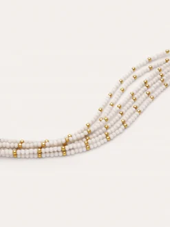 Pulsera Cleopatra Blanch Acero Baño Oro