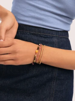 Pulsera Cleopatra Rose Acero Baño Oro
