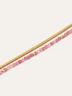 Pulsera Cleopatra Rose Acero Baño Oro