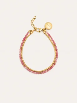 Pulsera Cleopatra Rose Acero Baño Oro