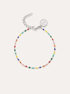 Pulsera Dots Colors Enamel Acero