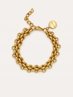 Pulsera Eloria Acero Baño Oro
