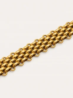 Pulsera Galea Acero Baño Oro