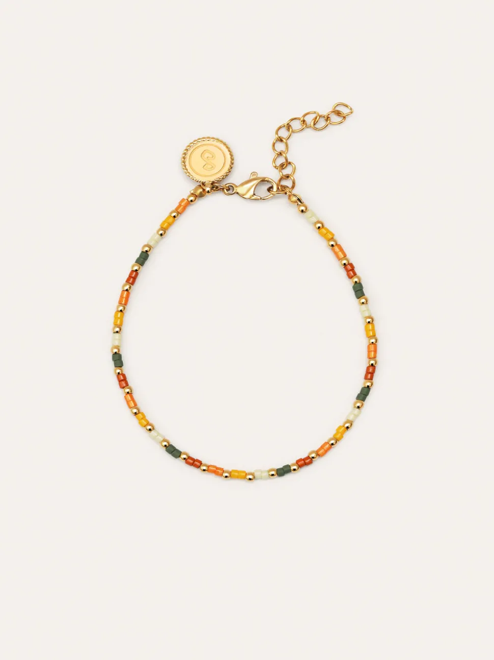 Pulsera Harvest Colors Acero Baño Oro