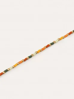Pulsera Harvest Colors Acero Baño Oro
