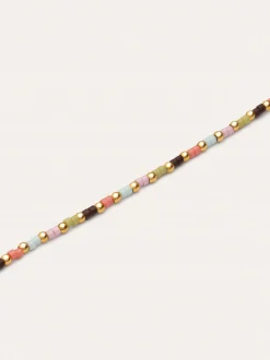 Pulsera Helia Colors Acero Baño Oro