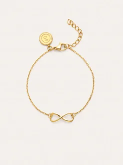 Pulsera Infinito Acero Baño Oro