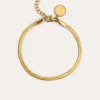Pulsera Lisse Sparkling Acero Baño Oro