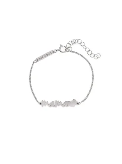 Pulsera Mamá Heart Plata