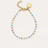 Pulsera Nacary Colors Acero Baño Oro