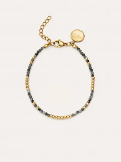 Pulsera Noche Acero Baño Oro