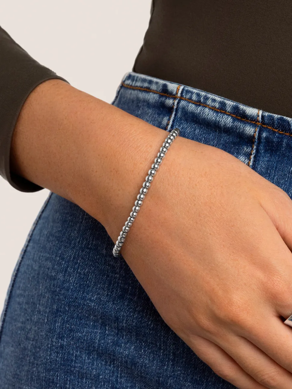 Pulsera Pebbles L Acero