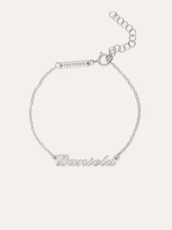 Pulsera Personalizada Carrie Plata