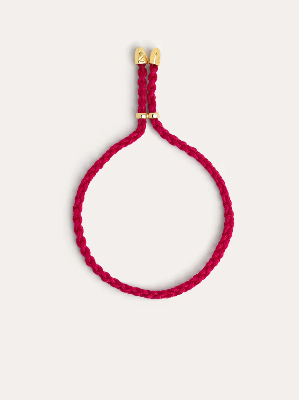 Pulsera Personalizada Fucsia Letters Plata Baño Oro
