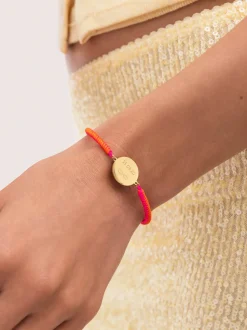 Pulsera Personalizada Moon Atardecer Neón Acero Baño Oro