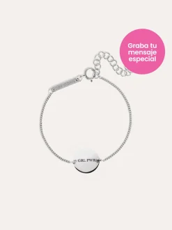 Pulsera Personalizada Moon Plata