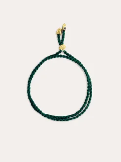 Pulsera Personalizada Pine Letters Plata Baño Oro