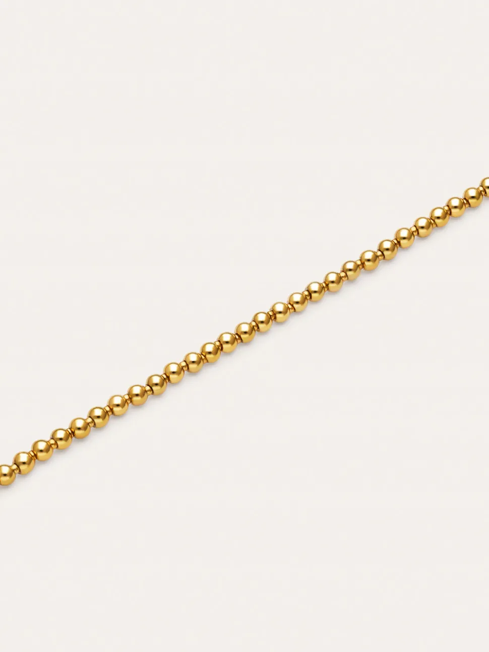 Pulsera Rosario Acero Baño Oro