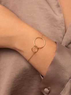Pulsera Sister Acero Baño Oro