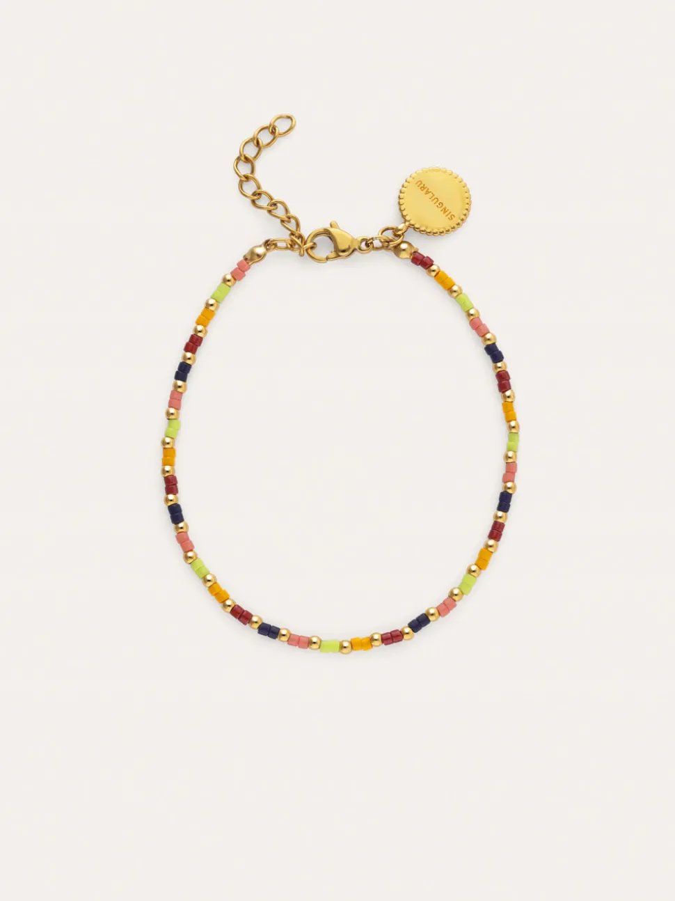 Pulsera Áura Colors Acero Baño Oro