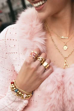 Pulsera Winter Bomb Acero Baño Oro